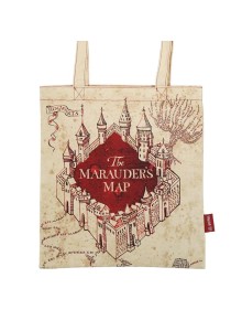 Пазарска чанта от рециклиран памук - Хари Потър, Картата на Мародерите